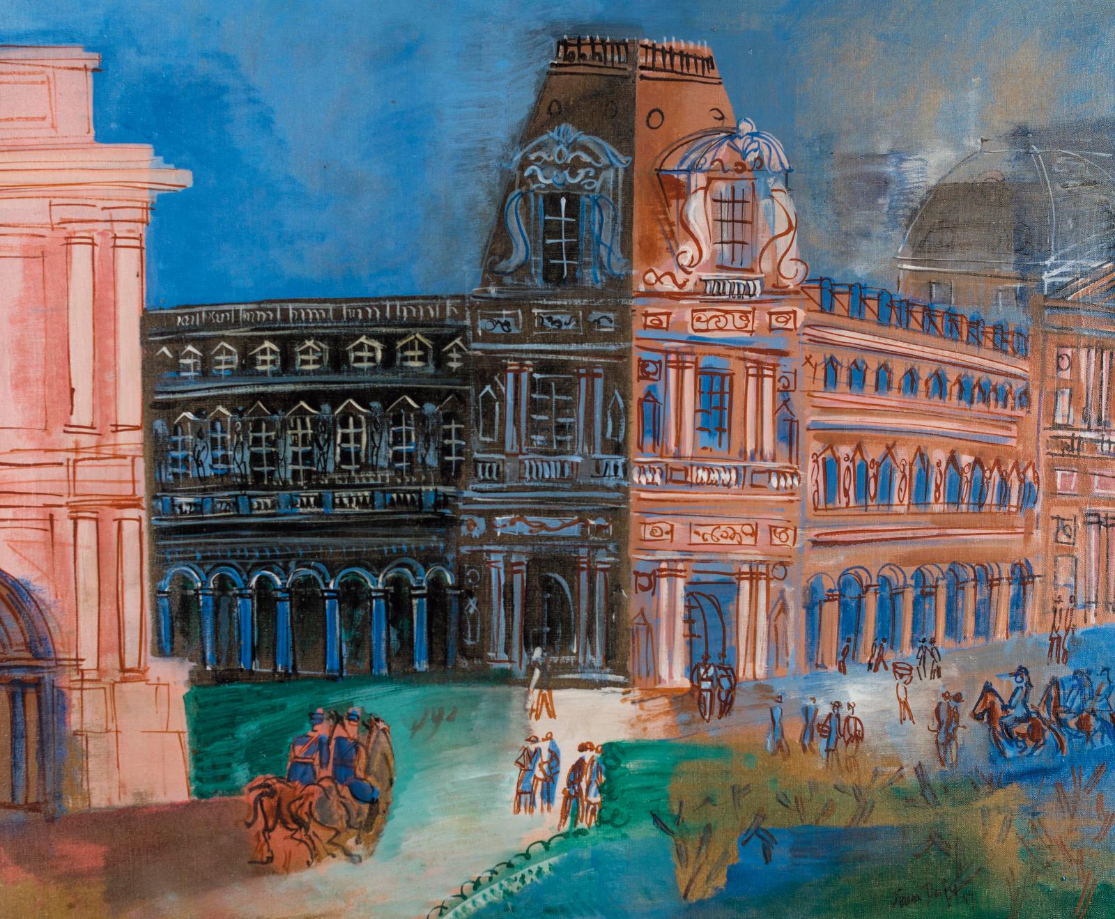 Le Carrousel du Louvre colorisé par Jean Dufy