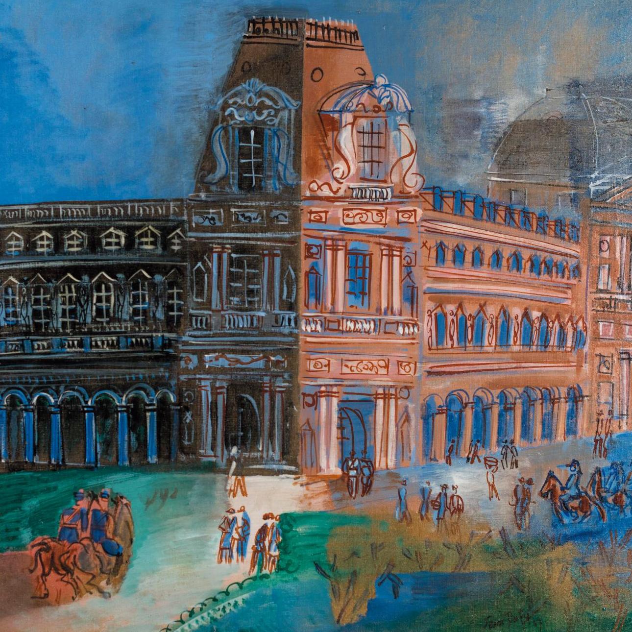 Le Carrousel du Louvre colorisé par Jean Dufy - Après-vente