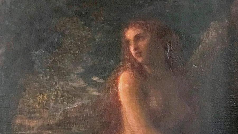 Henri Théodore Fantin-Latour (1836-1904), Andromède, 1896, huile sur toile, signée... Figures féminines et mythe antique