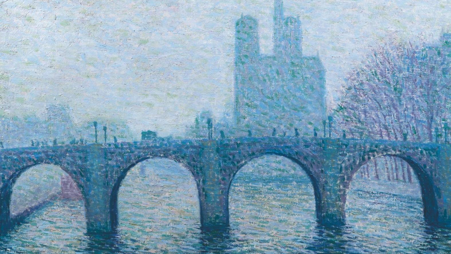 Auguste Herbin (1882-1960), View of Notre-Dame or View of the Pont de la Tournelle,... Auguste Herbin: Lover of Paris