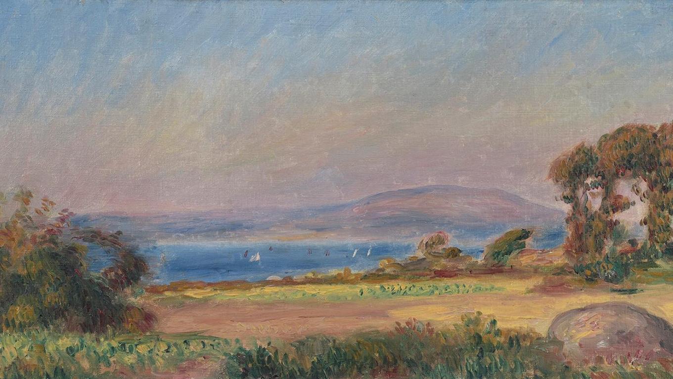 Pierre-Auguste Renoir (1841-1919), Paysage du Midi, environs de Cagnes-sur-Mer (Southern... Renoir and the Sea 