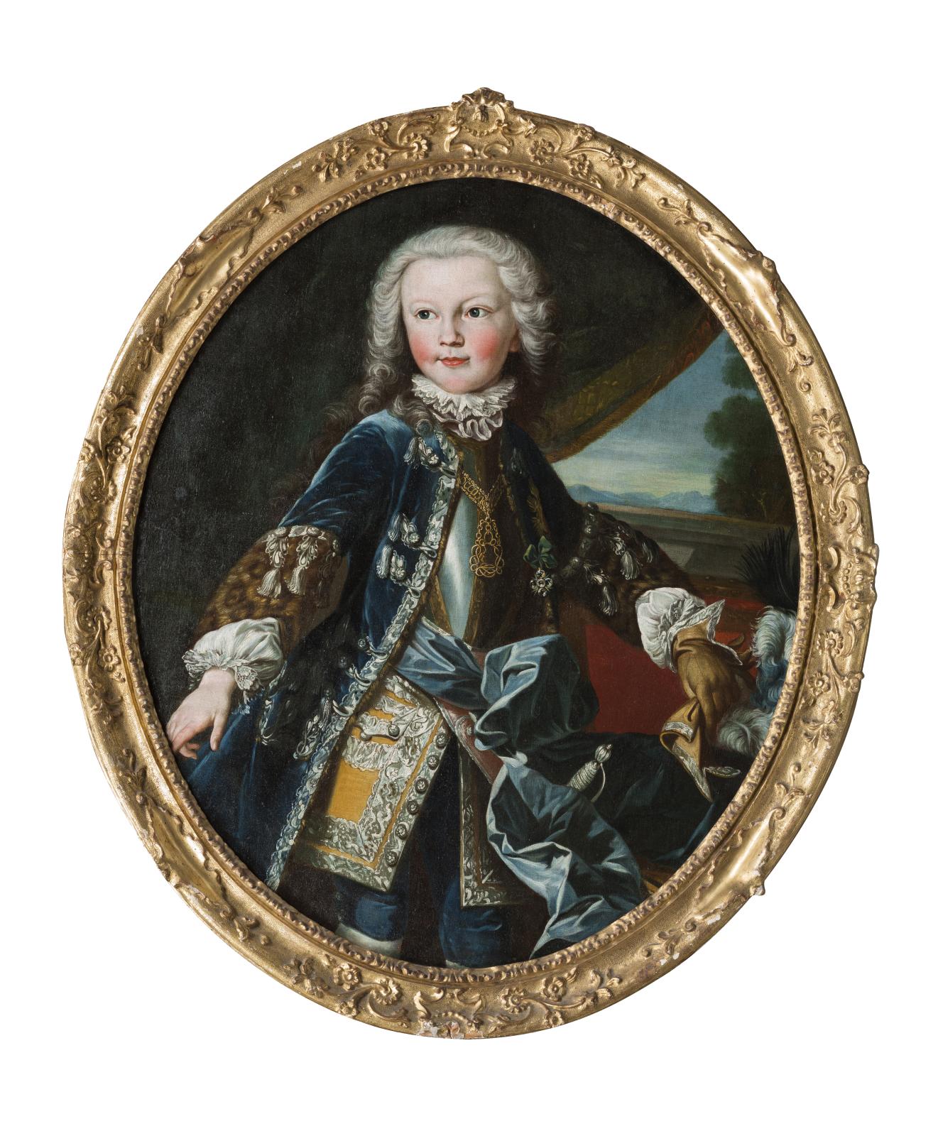Louis-Michel Van Loo (1707-1771) et atelier, Portrait de Victor-Amédée III de Savoie (Turin 1726 - Moncalieri 1796), 1733, huile sur toile, 85 x 71 cm
