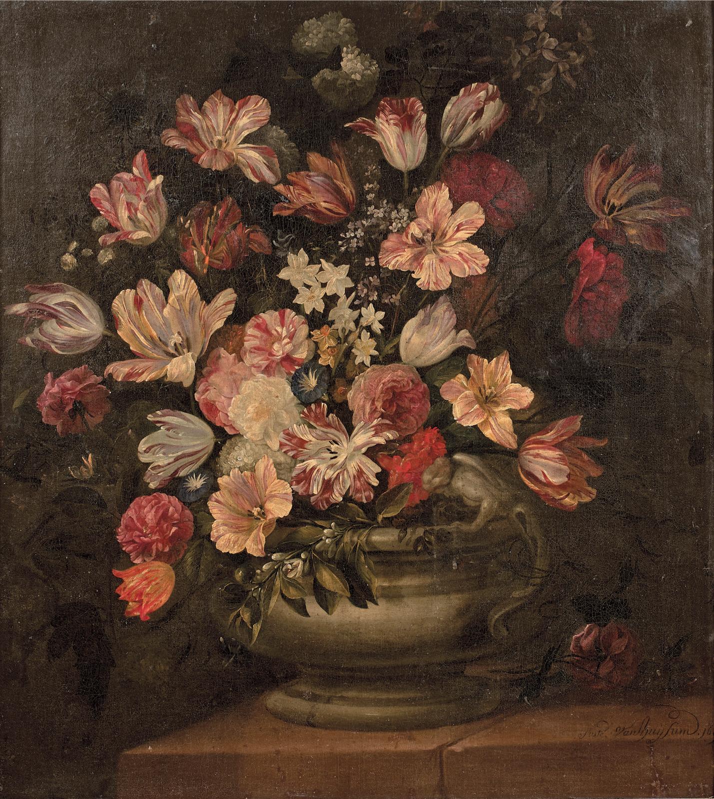 Les fleurs de la Hollande par Van Huysum