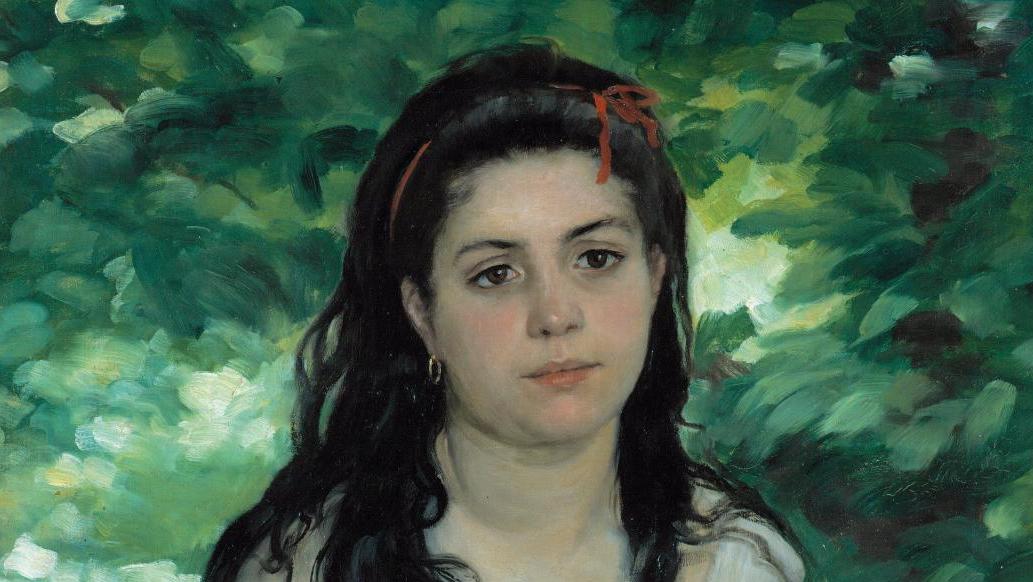 Pierre Auguste Renoir (1841-1919), En été (Lise ou La Bohémienne), 1869, huile sur... François Depeaux, « charbonnier » et collectionneur au musée des beaux-arts de Rouen