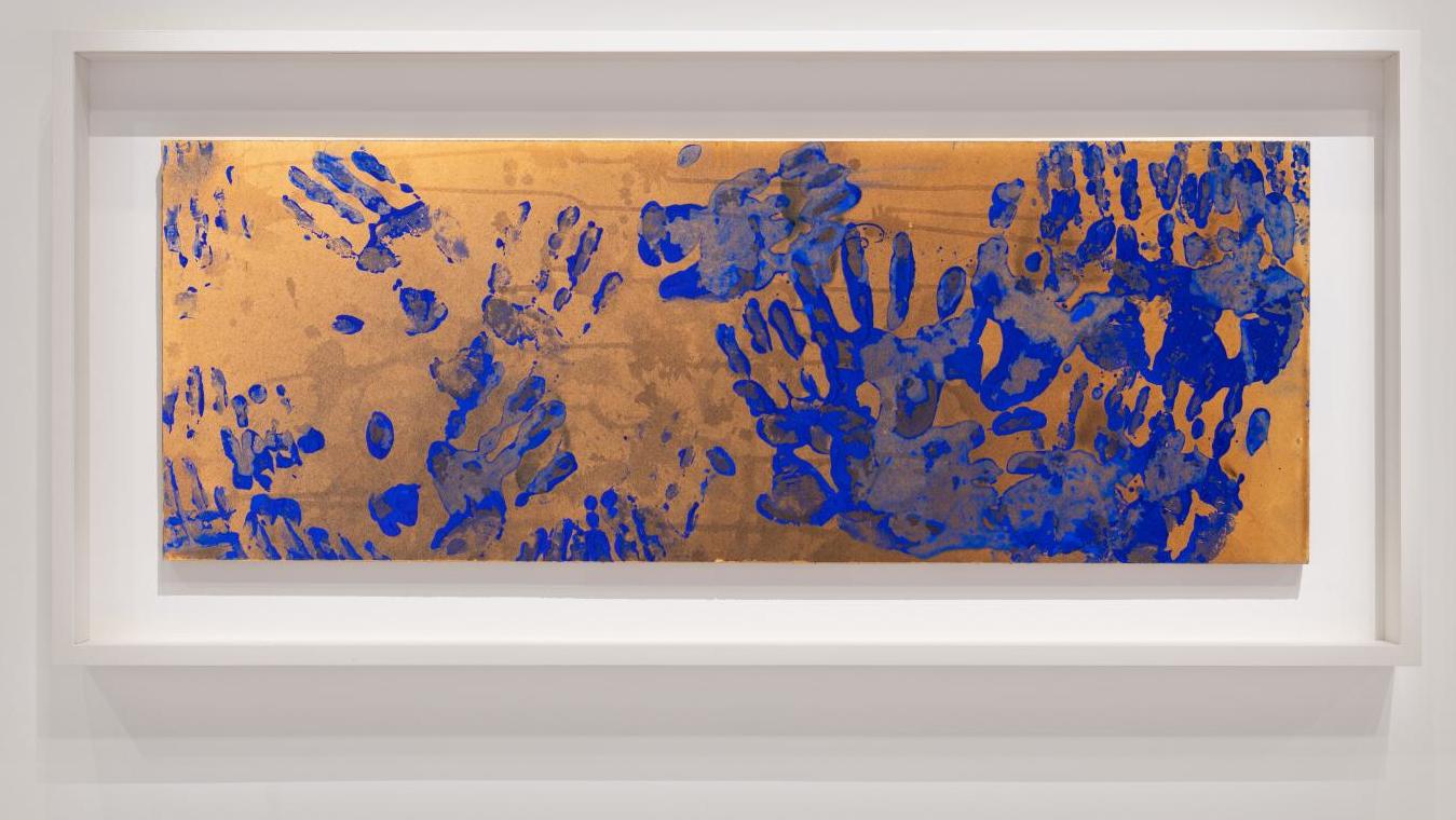 Yves Klein, Peinture de Feu. Couleur sans titre (FC 21), vers 1961, pigment pur et... Yves Klein, les éléments et les couleurs à Massignac