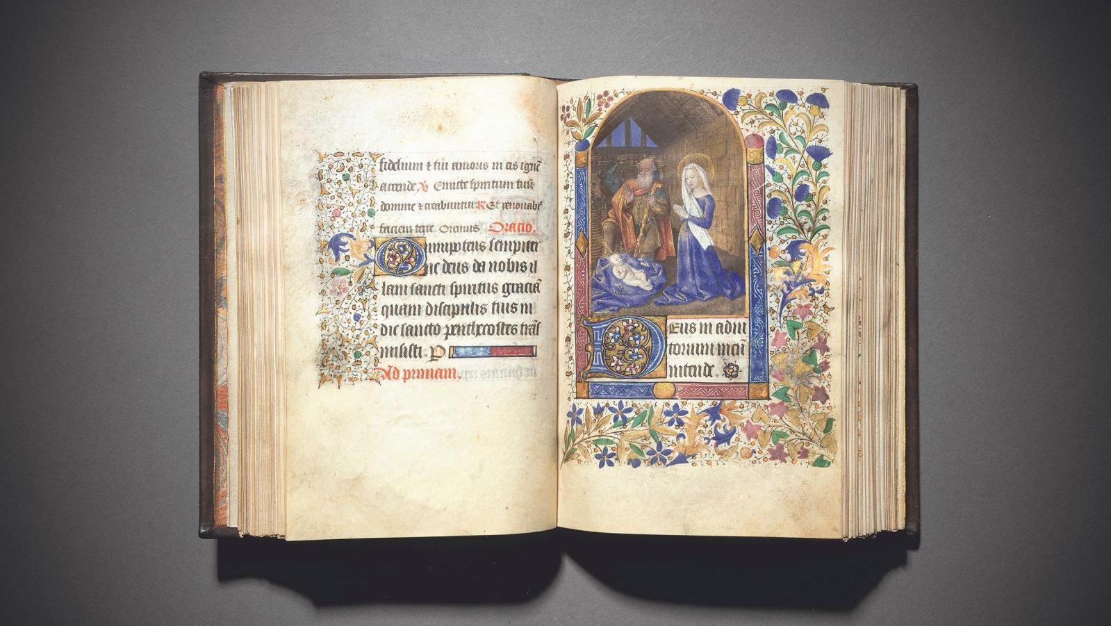 Angers ou Tours, vers 1460. Livre d’heures à l’usage de Tours, manuscrit en latin... Les riches heures de la collection Bouruet-Aubertot