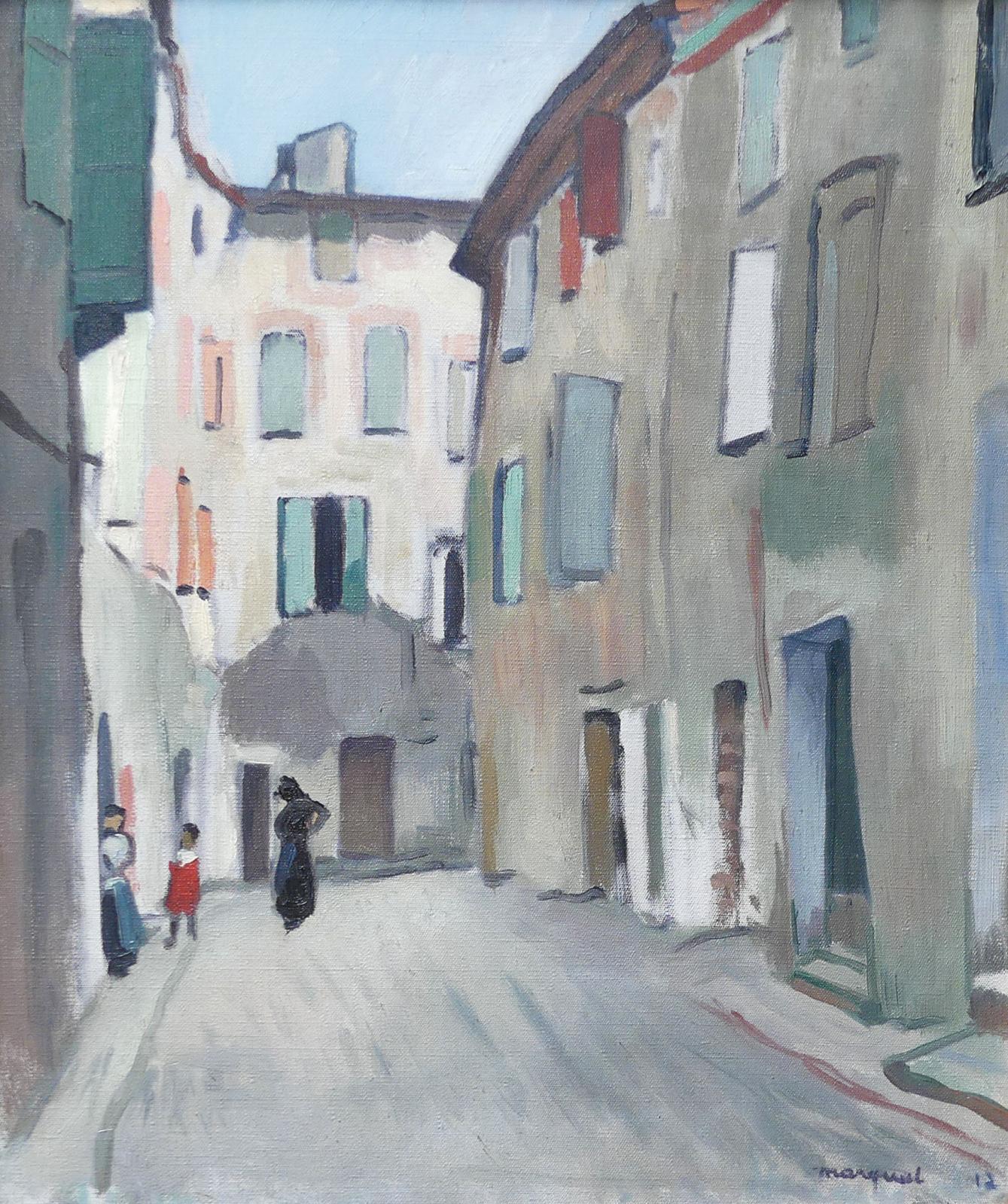 En 1912, Albert Marquet (1875-1947) exécute de très nombreuses vues de Collioure. Comme pour ses amis fauves, c’est l’éblouissement ; mais c’est à sa 