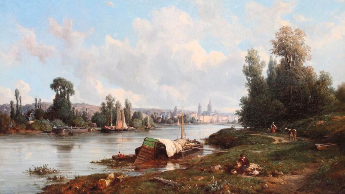   La Seine par Léon Fleury