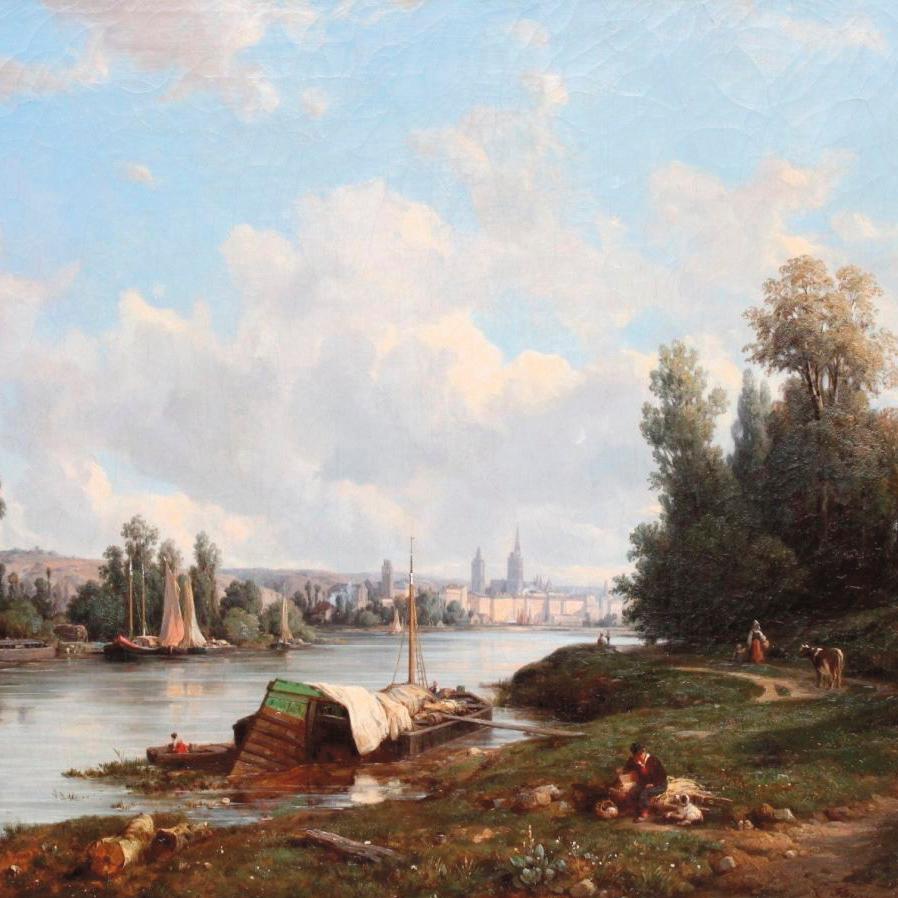 La Seine par Léon Fleury - Panorama (avant-vente)