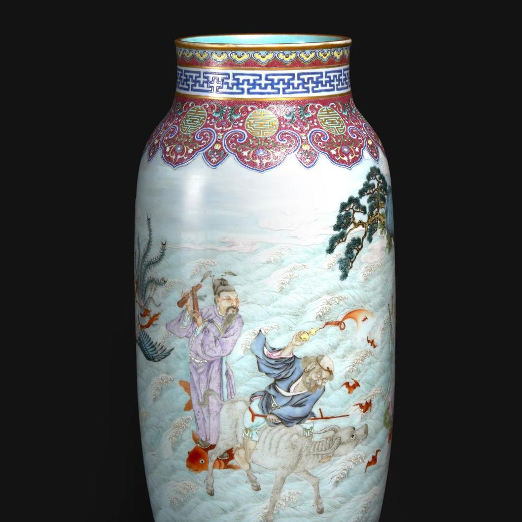 Eight Immortals for a Qianlong Imperial Vase