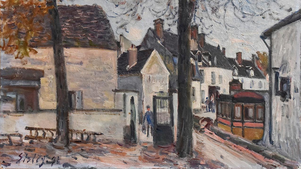 Alfred Sisley (1839-1899), Rue des Fossés, faubourg du Pont à Moret-sur-Loing, 1892,... Alfred Sisley: The Identity of a Landscapist