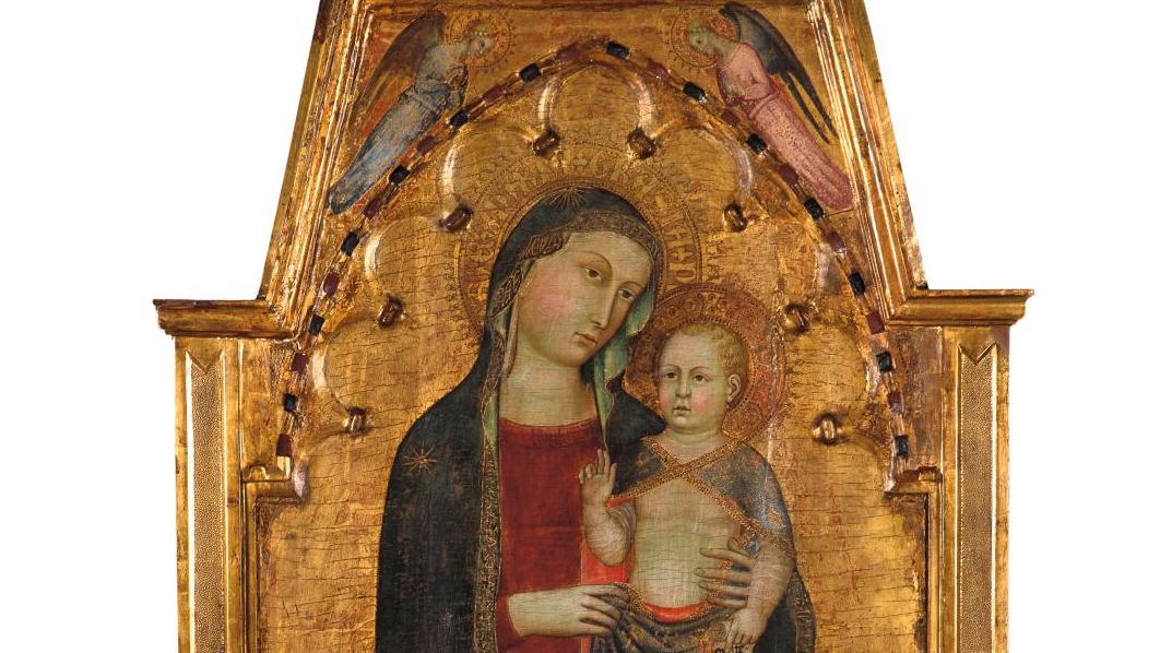 Cecco di Pietro (1330-1402), Vierge à l’Enfant, Pise, vers 1365, tempera et feuille... Cecco di Pietro  en odeur de sainteté