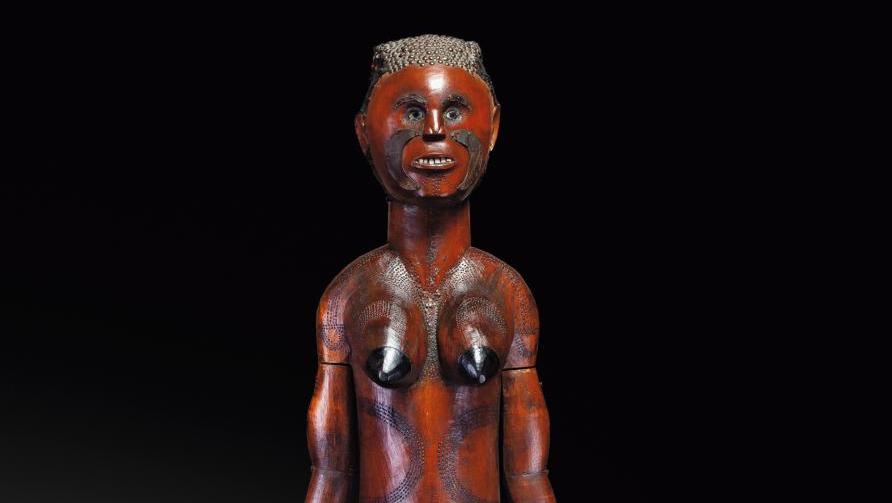 Fang, Gabon, second half of the 19th century, initiation effigy used for magical... An Outstanding Fang Effigy