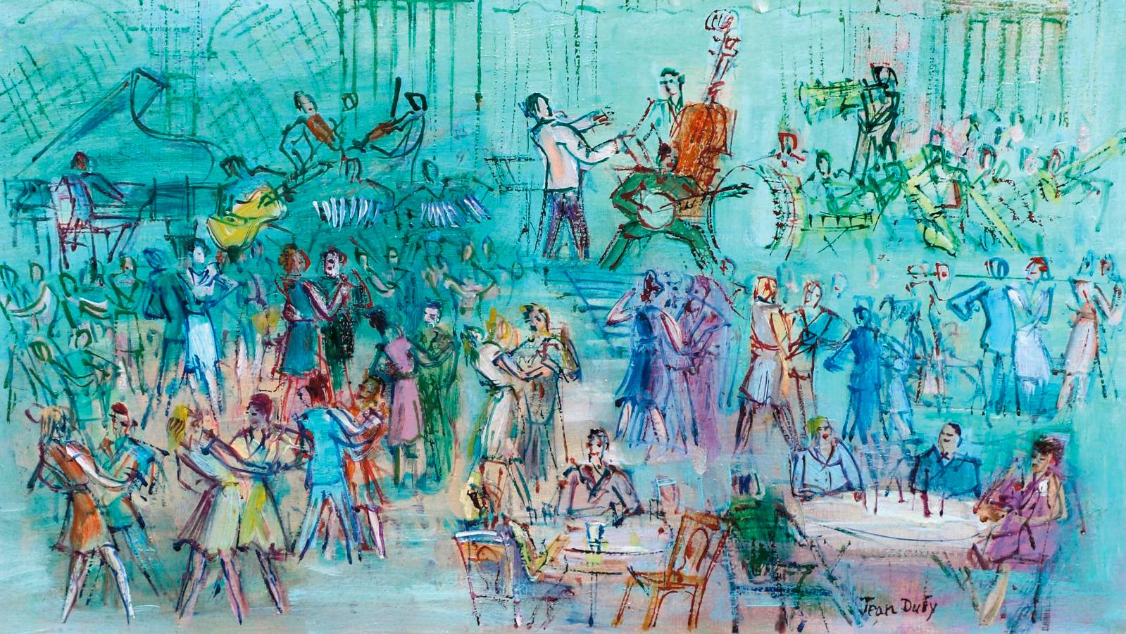 Jean Dufy (1888-1964), Dancing, oil on canvas, signed, 46 x 65 cm.Estimate: €85,000/100... Celebrating with Jean Dufy