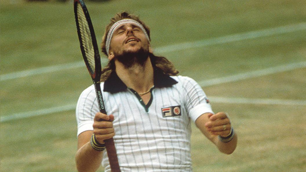 Björn Borg, finale de Wimbledon, 1980, impression jet d’encre sur papier baryté,... Björn Borg magistral