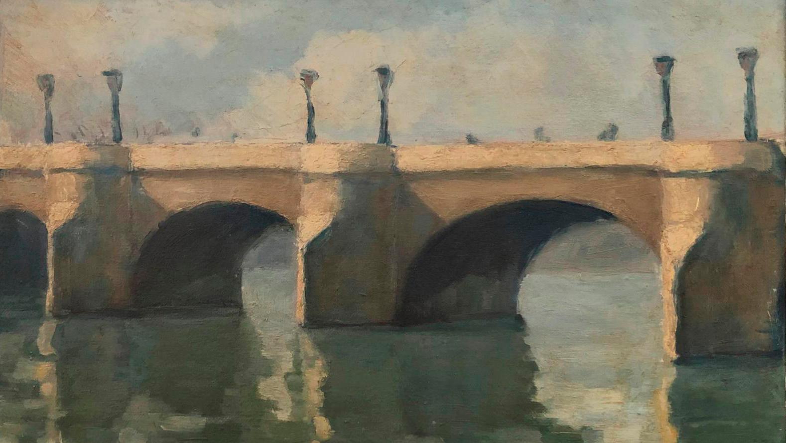 Pierre Soulages (b. 1919), Le Pont-Neuf, 1938, oil on canvas, 55 x 46 cm.Estimate:... Pierre Soulages Before Black
