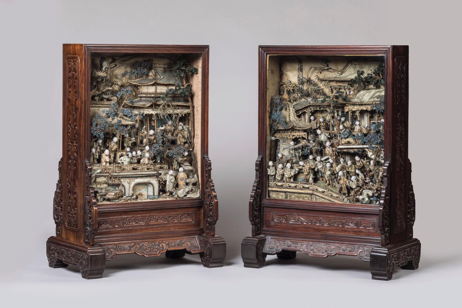 Dioramas chinois de la fin du XVIIIe siècle