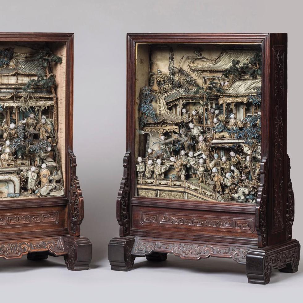 Dioramas chinois de la fin du XVIIIe siècle
