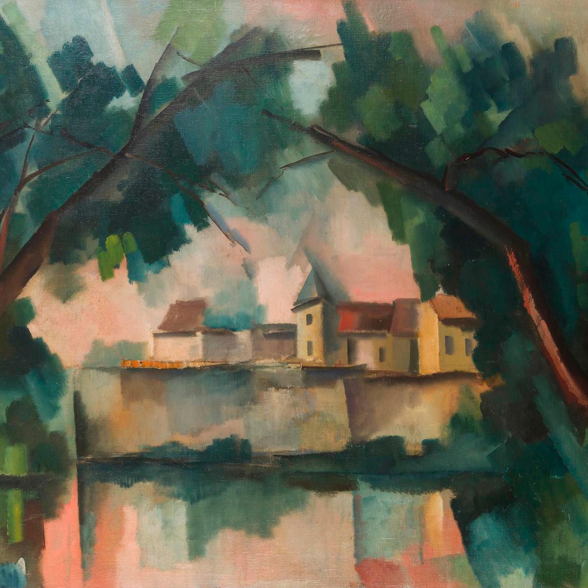 Pre-sale - A Special Cézanne-influenced Vlaminck 