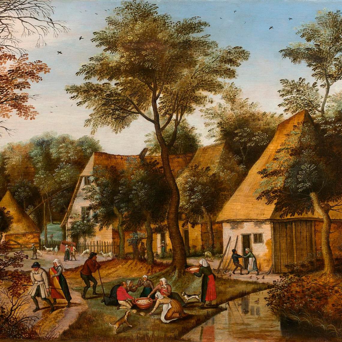 Bruegel the Younger’s "Peasants' Meal in the Village"