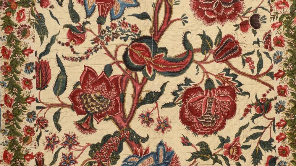 €20,320Quilted cotton palampore print bedspread, India, Coromandel Coast, 18th century,... Art Price Index: India and Cashmere 