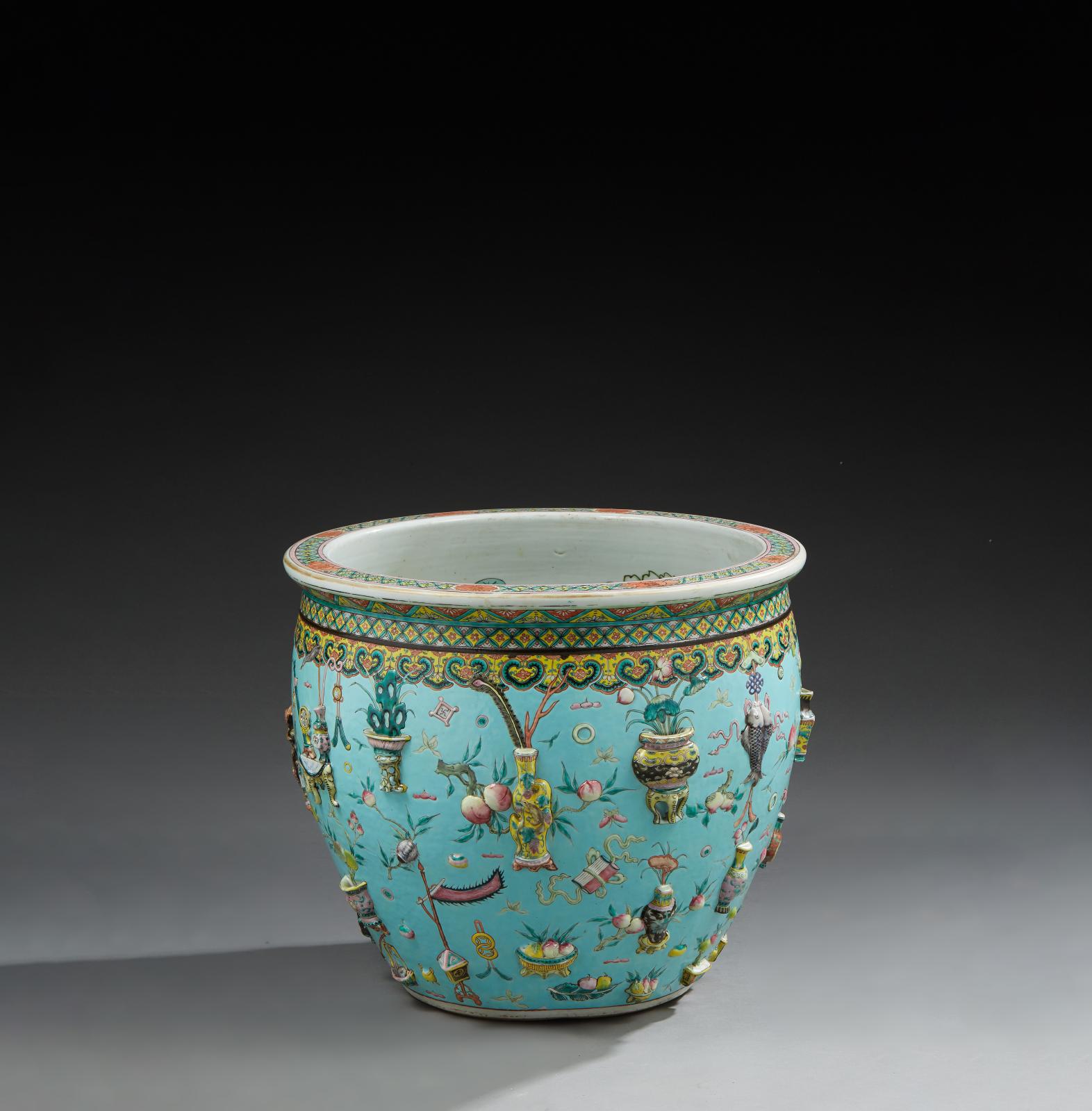 Art Price Index: Handsome Chinese Fishbowls in Porcelain