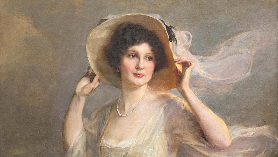 Philip Alexius de Lázló (1869-1937), Portrait de Lorna Marsali Woodroffe Lang, née... Philip de Lázló : intrépide Lorna