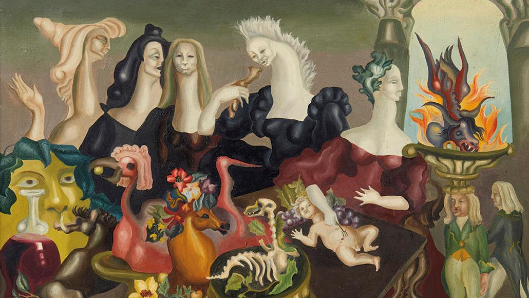 Leonora Carrington (1917-2011), The Meal of Lord Candlestick, 1938, oil on canvas,... André-François Petit: A Passion for Surrealism