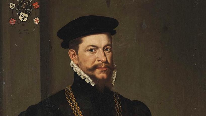Pieter Jansz Pourbus (1523-1584), Portrait de Pieter Van Panhuys, échevin et trésorier... Pieter Pourbus et l’art du portrait brugeois
