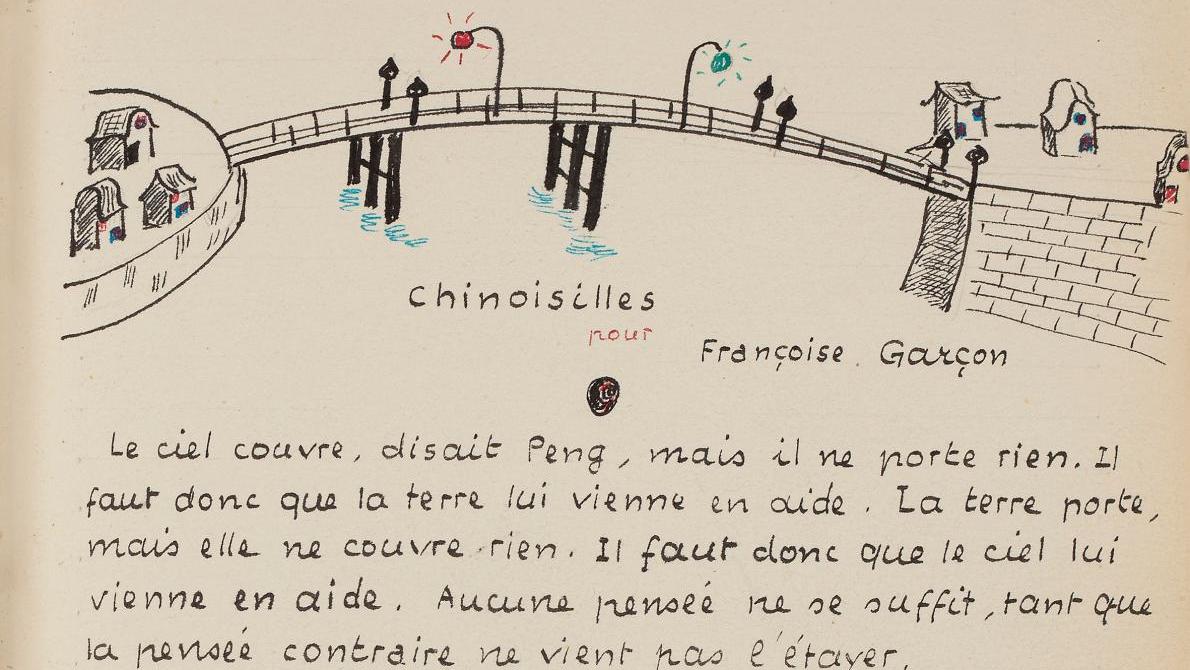 Jean Paulhan (1884-1968), Chinoisilles pour Françoise Garçon, texte faisant partie... Au fil des rencontres