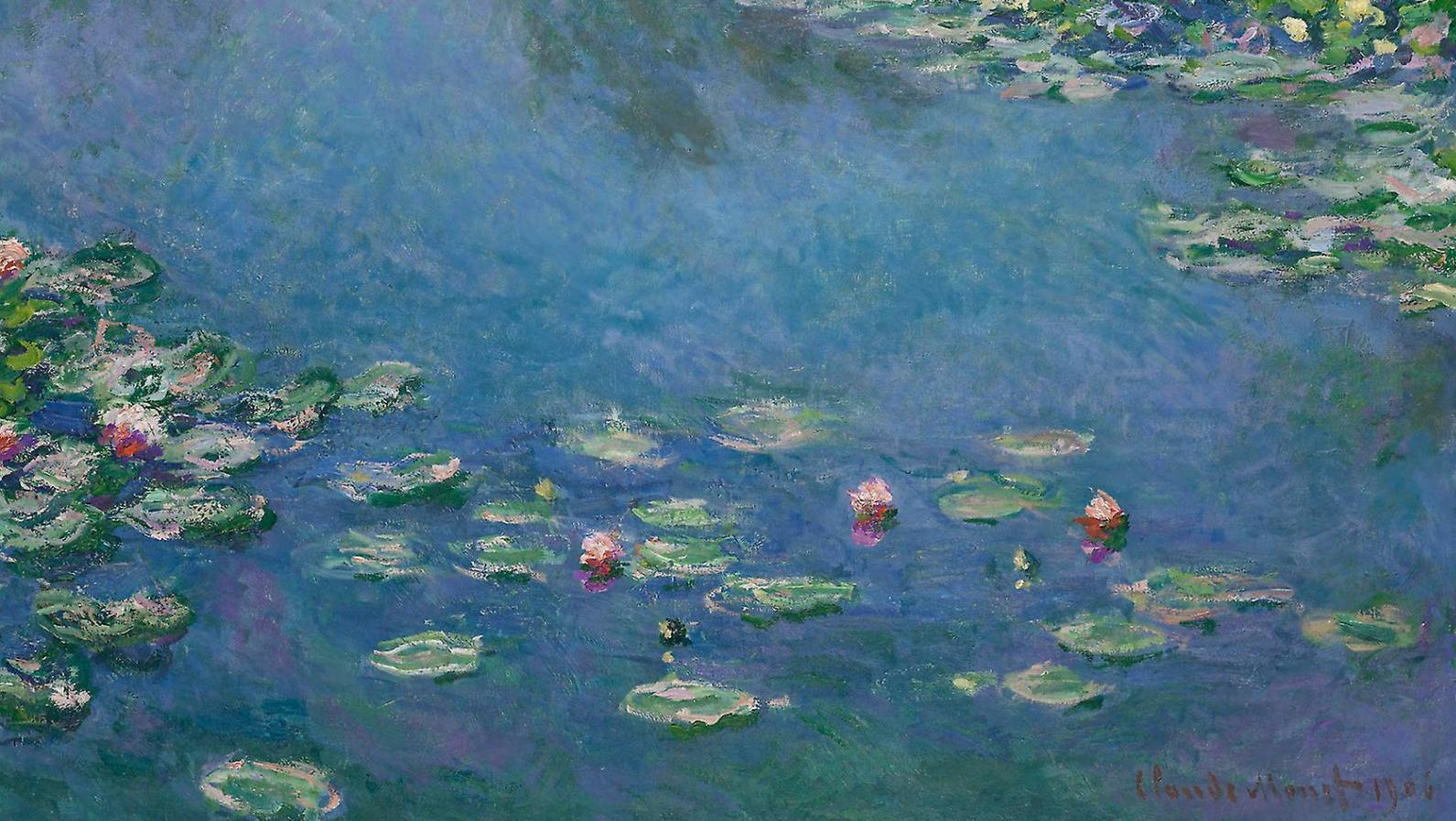 Claude Monet, Water Lilies, 1906, oil on canvas.Courtesy of The Art Institute of... The Art Institute of Chicago Explores the City’s Enduring Love of Monet