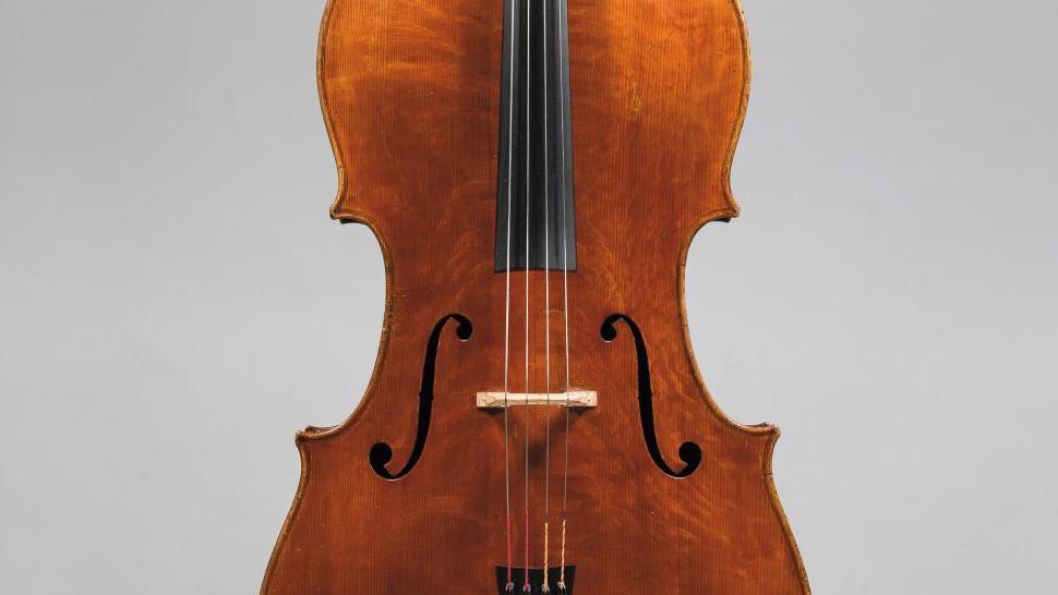 Violoncelle de Gennaro Gagliano, fait à Naples probablement en 1756, portant étiquette... Un violoncelle aux nombreuses vertus