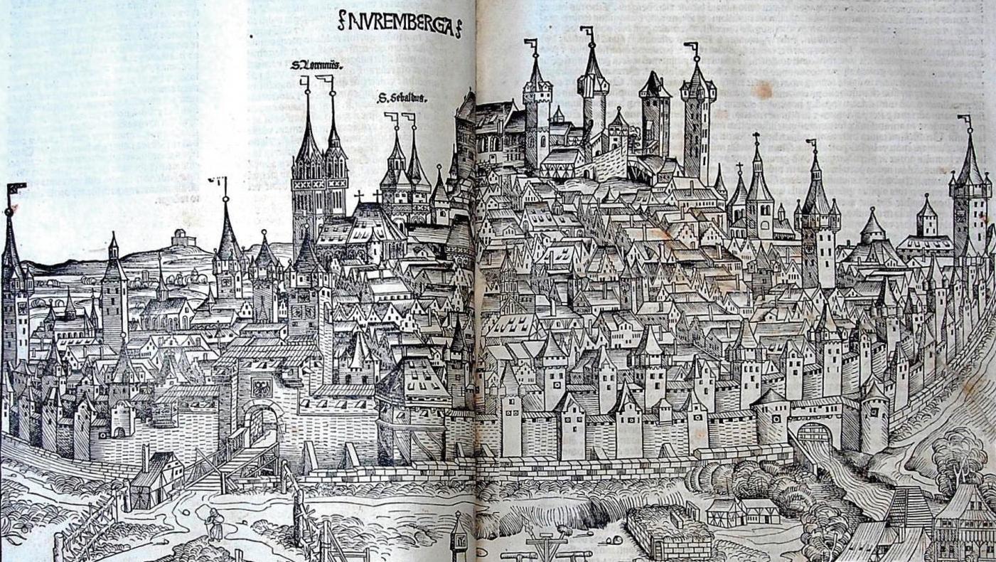 Hartmann Schedel (1440-1514), Liber chronicarum. Registrum huius operis libri cronicarum... Le monde et son histoire vus en 1493