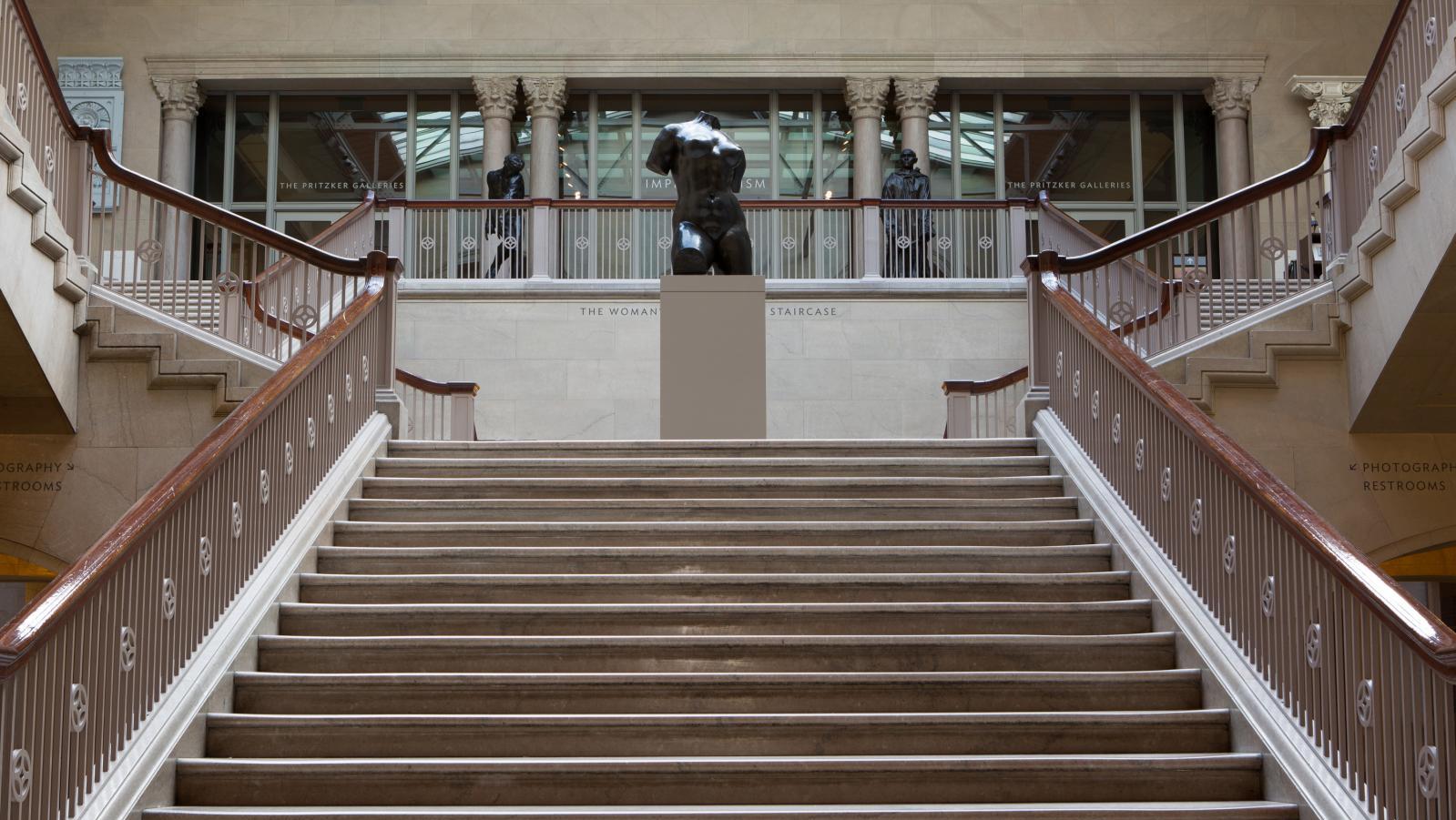 The Art Institute of Chicago, The Woman’s Board Grand Staircase.Courtesy of the Art... The Art Institute of Chicago Looks Towards the Future