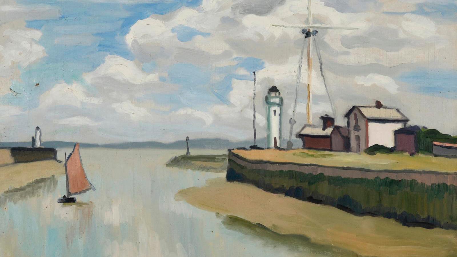 Albert Marquet (1875-1947), Marée basse au port d’Honfleur (Low Tide in Honfleur... Albert Marquet Under the Spell of Normandy