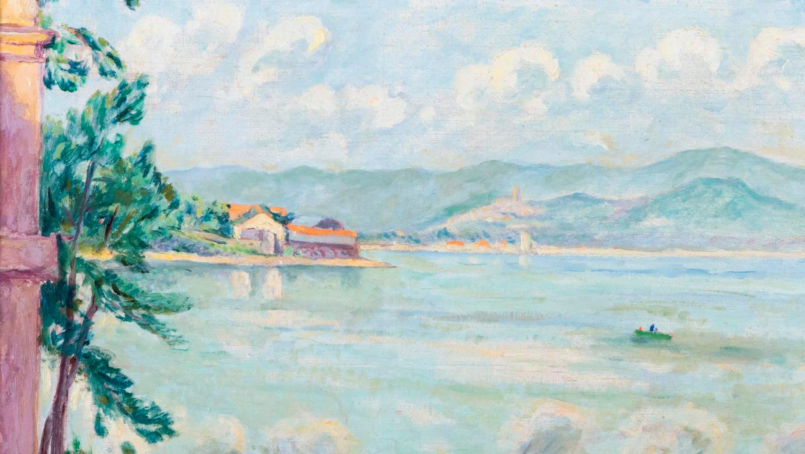 Henri Manguin (1874-1949), Grimaud, vu de l'Oustalet (Grimaud: view from L'Oustalet),... Delightful modern landscapes: from Manguin to Signac