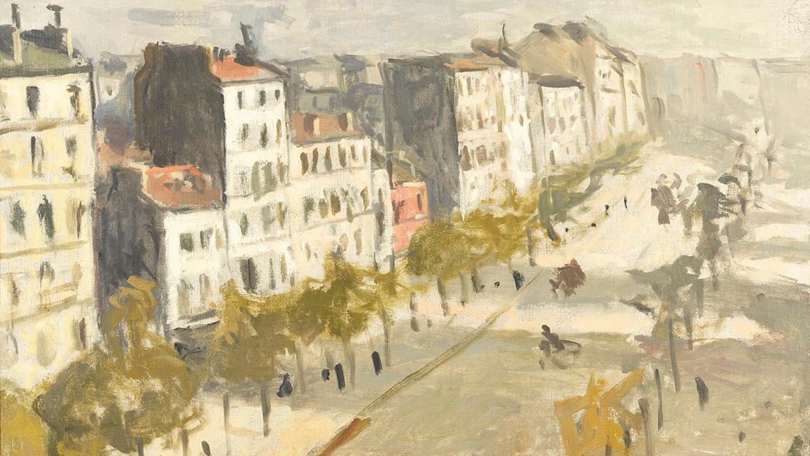 Albert Marquet (1875-1947), Avenue de Versailles, Paris, 1904, huile sur toile, 65... Marquet à travers la ville