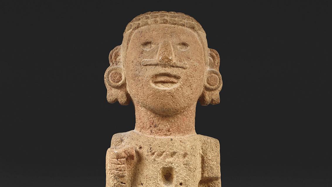 Mexique, culture Aztèque, 1200-1521 après J.-C. Représentation du dieu Xipe Totec... Mythes et légendes sud-américains