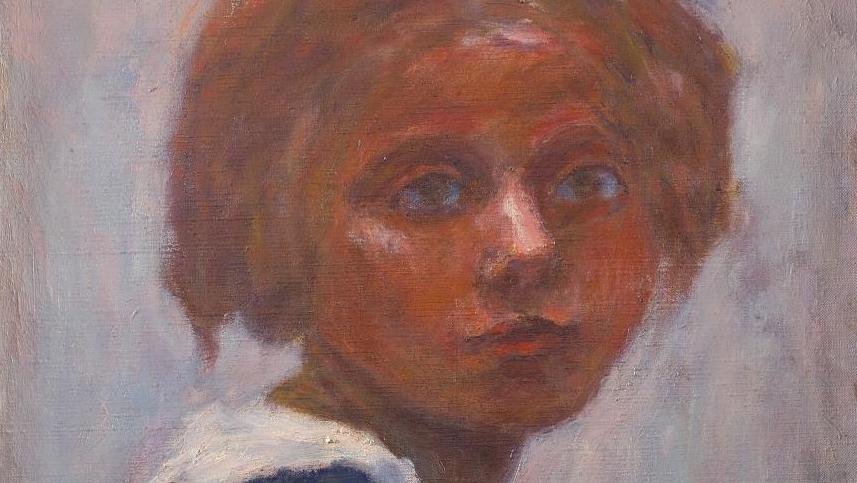 Pierre Bonnard (1867-1947), Portrait de femme (Renée Monchaty), vers 1920, huile... Bonnard et sa muse, une idylle artistique