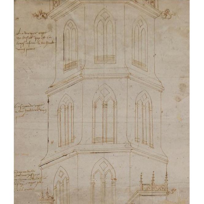 Dessin d’architecte du XVIe siècle