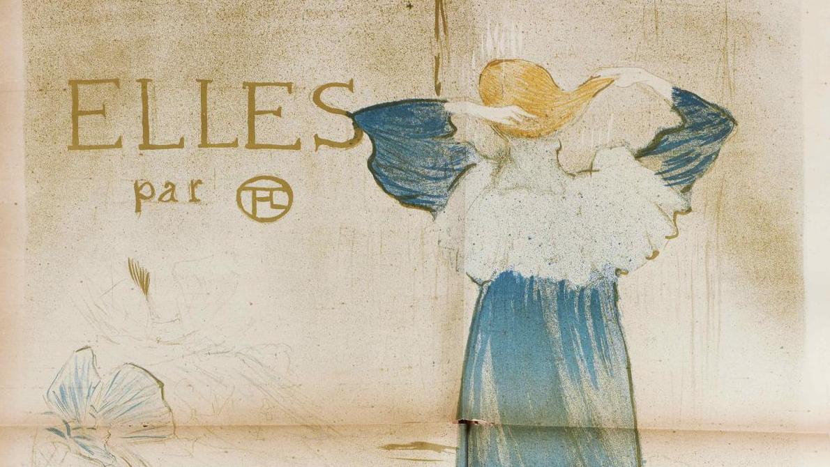 Les Maîtres de l’affiche, cinq volumes in-folio, Paris, imprimerie Chaix, 1896-1900,... Elles, les belles Parisiennes de l’affiche