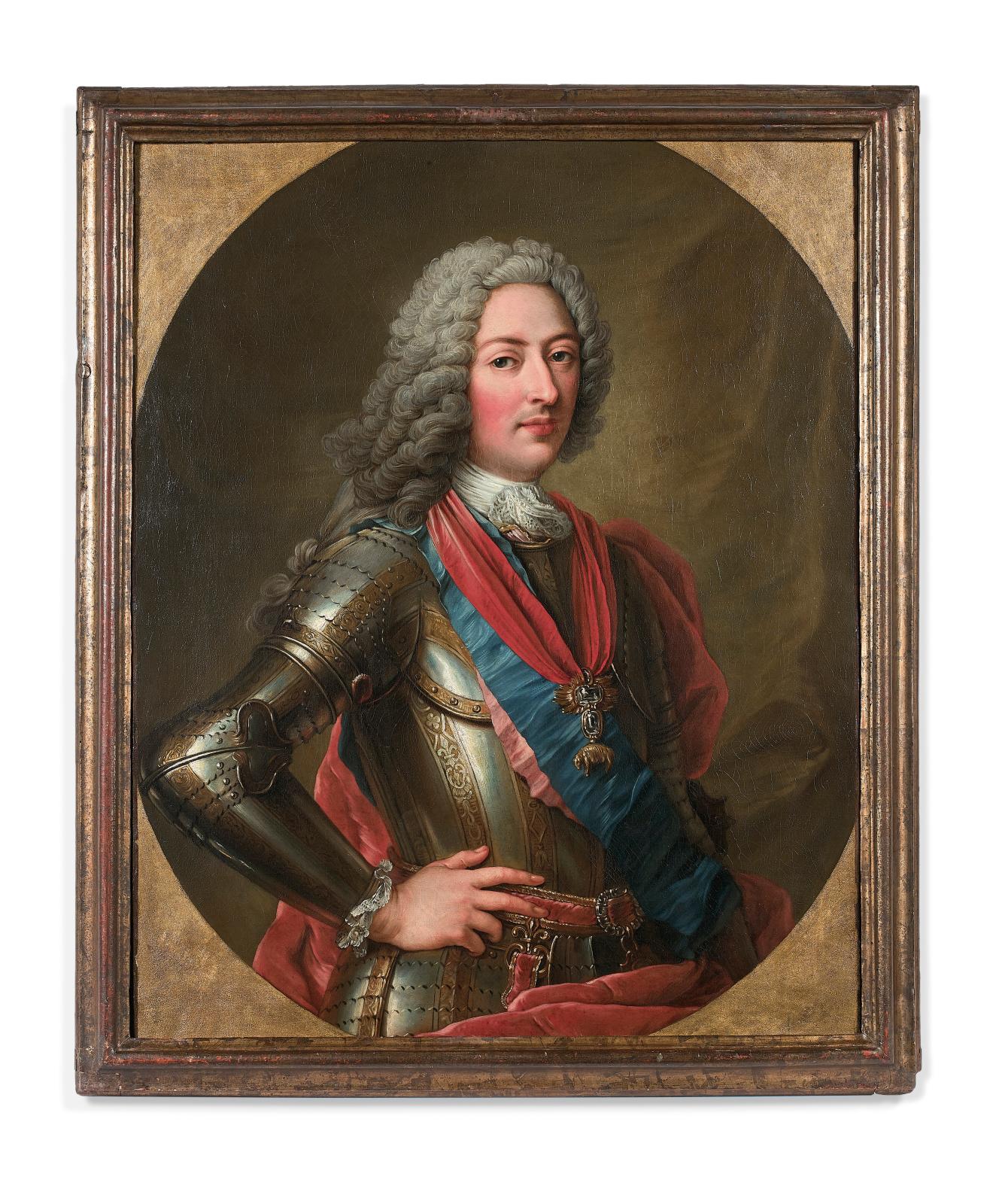 Charles-Antoine Coypel (1694-1752), Portrait de Louis d’Orléans, fils du Régent, vers 1730-1740, huile sur toile, 87 x 67 cm. Adjugé : 31 