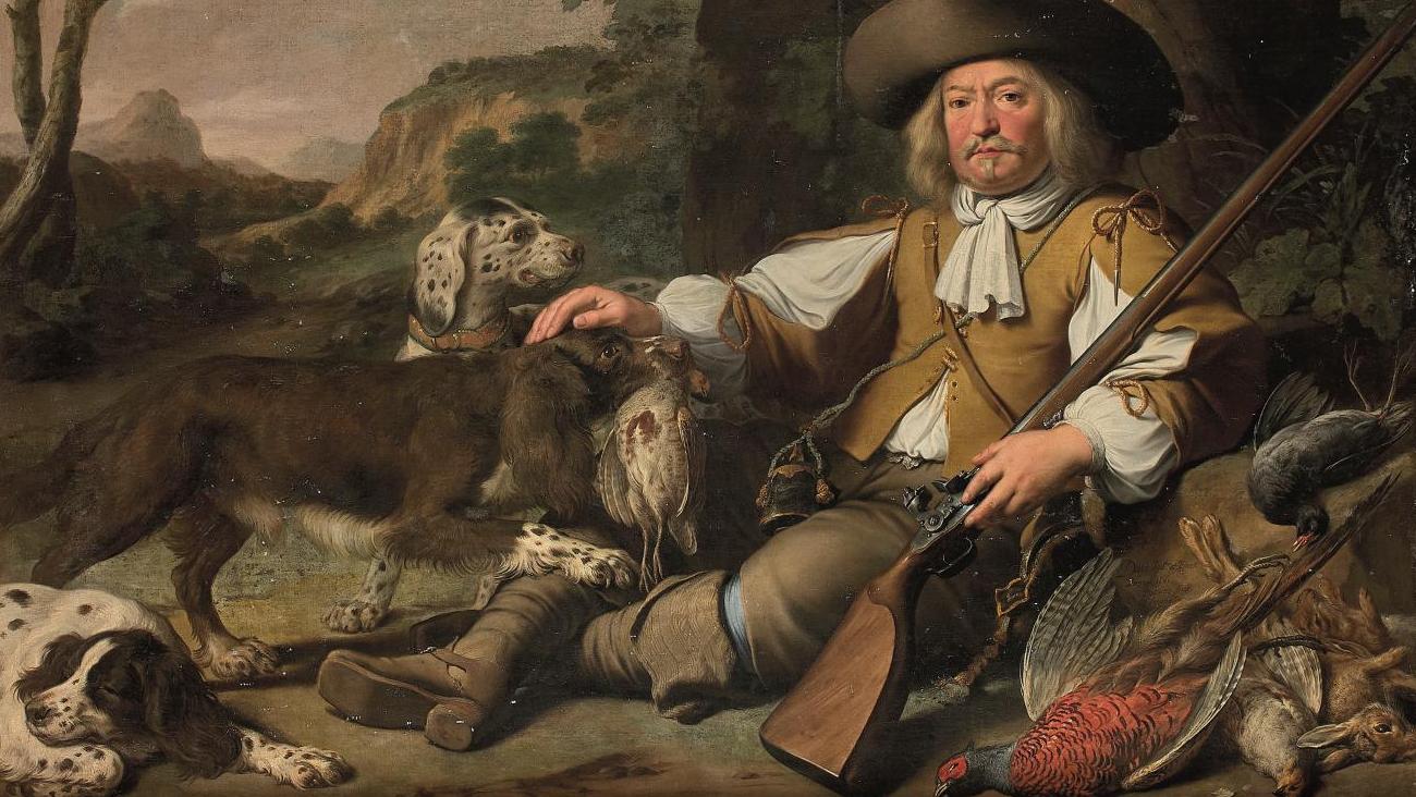 Jean Daret (1614-1668) et Nicasius Bernaerts (1620-1678), Portrait de chasseur assis... 1661 : la nouvelle date du premier portrait français de chasseur 