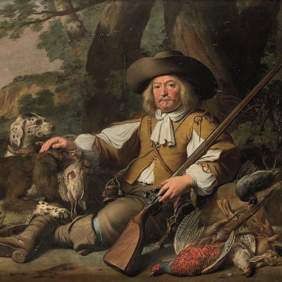 1661 : la nouvelle date du premier portrait français de chasseur  - Zoom