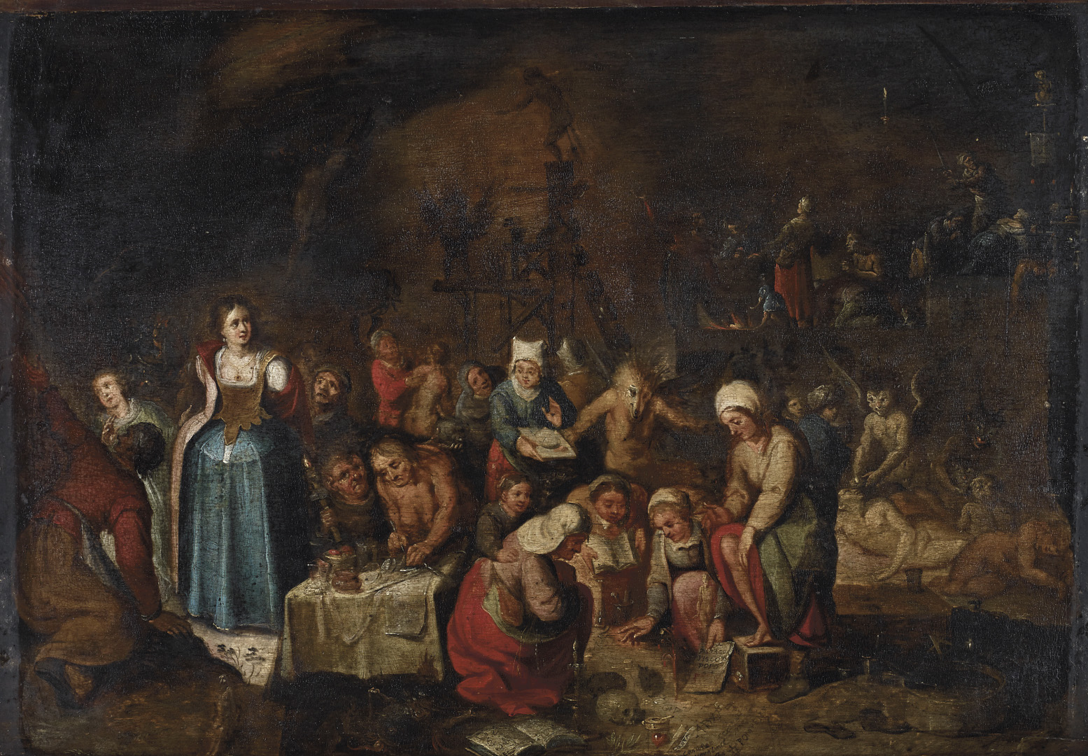 La cuisine des sorcières, façon Frans Francken II 