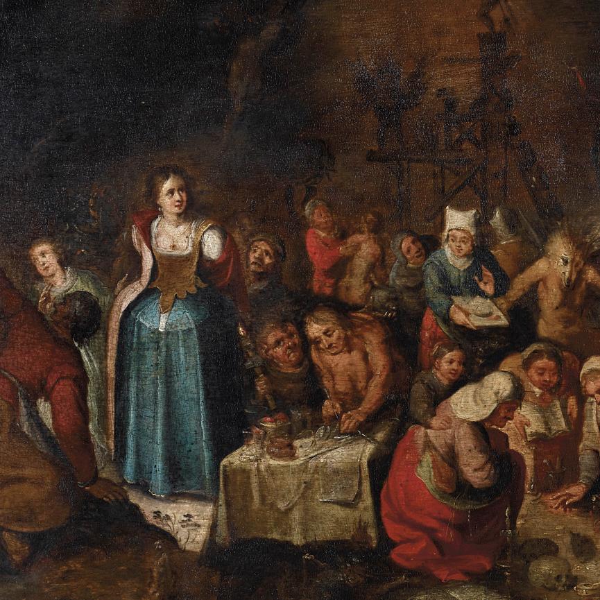 La cuisine des sorcières, façon Frans Francken II 