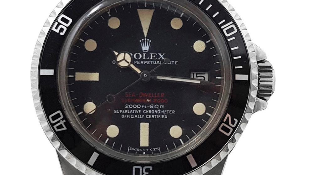 Rolex Sea-Dweller double red, reference number 1665, serial number 3117947, steel... Deep-Sea Diving in Luxury