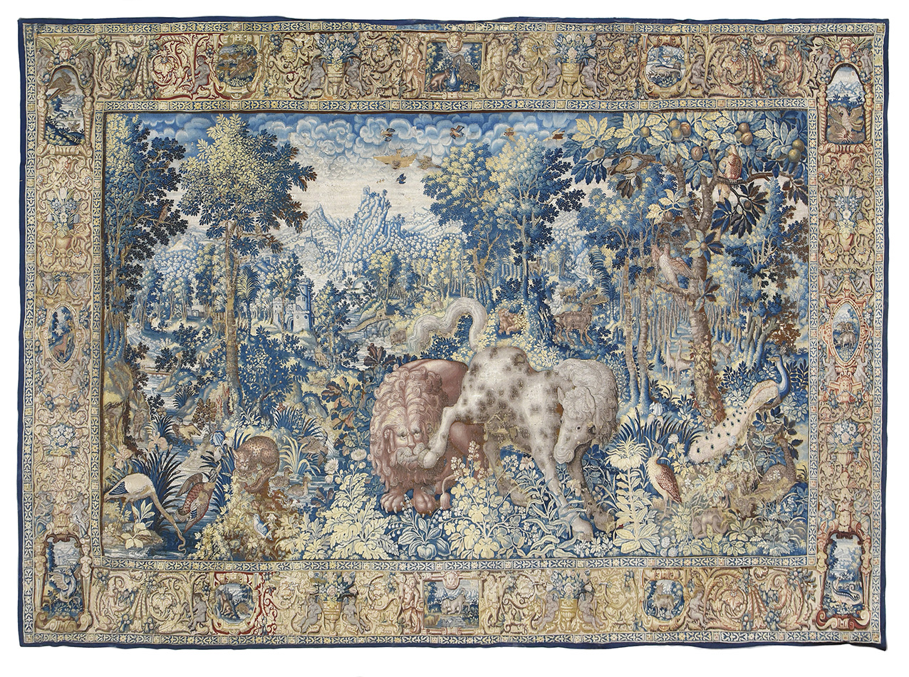 The Victorious Battle of a Pugnae Ferarum Tapestry