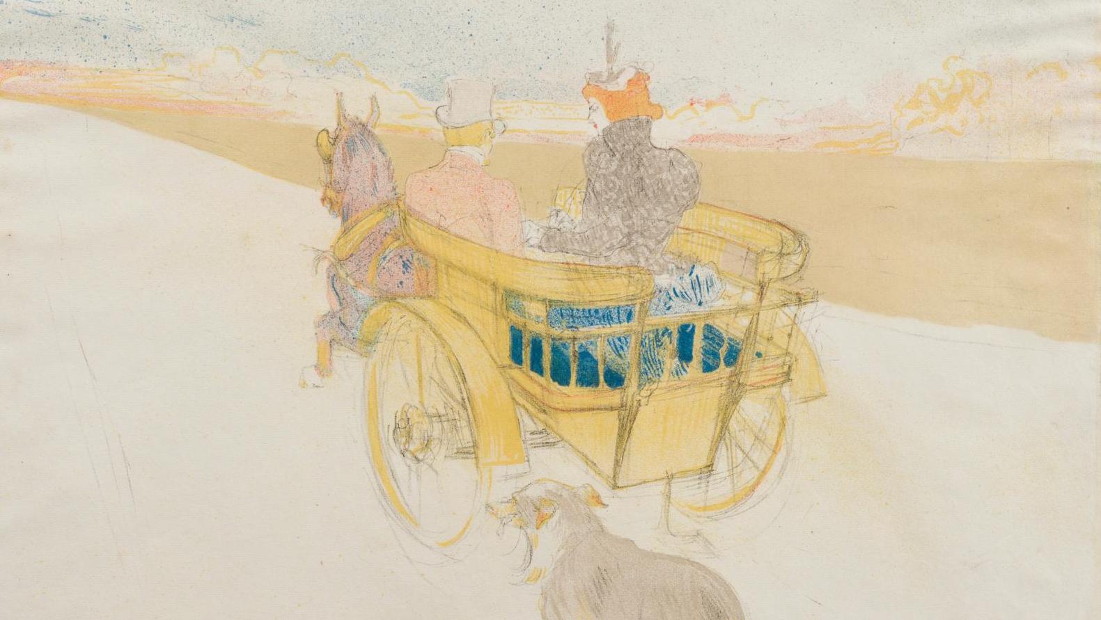 Henri de Toulouse-Lautrec (1864-1901), Partie de campagne, ou Le Tonneau, 1897, Ambroise... Ambroise Vollard et Henri de Toulouse-Lautrec, pionniers de l’estampe moderne