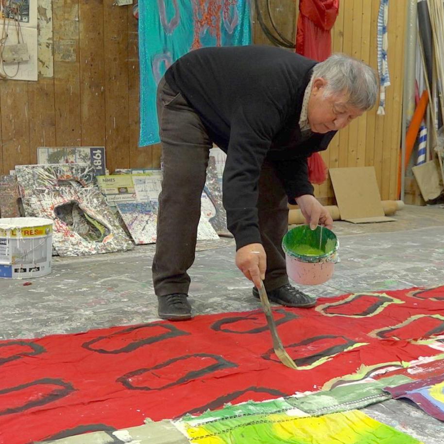 Claude Viallat, the Bull and the Canvas of Nîmes  - Artist Studio